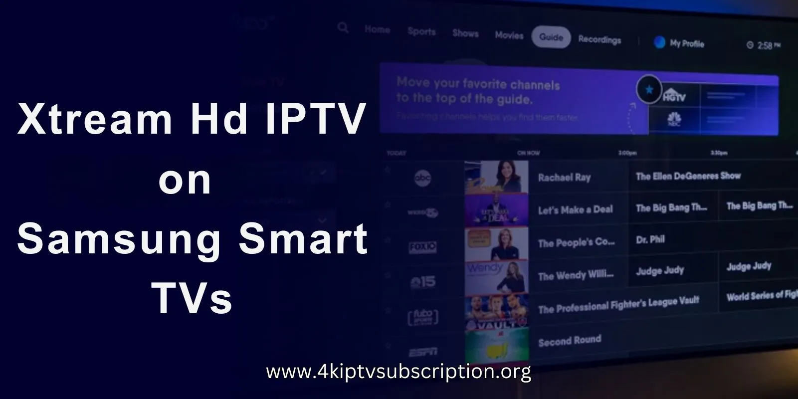 Installing Xtream Hd IPTV on Samsung Smart TVs