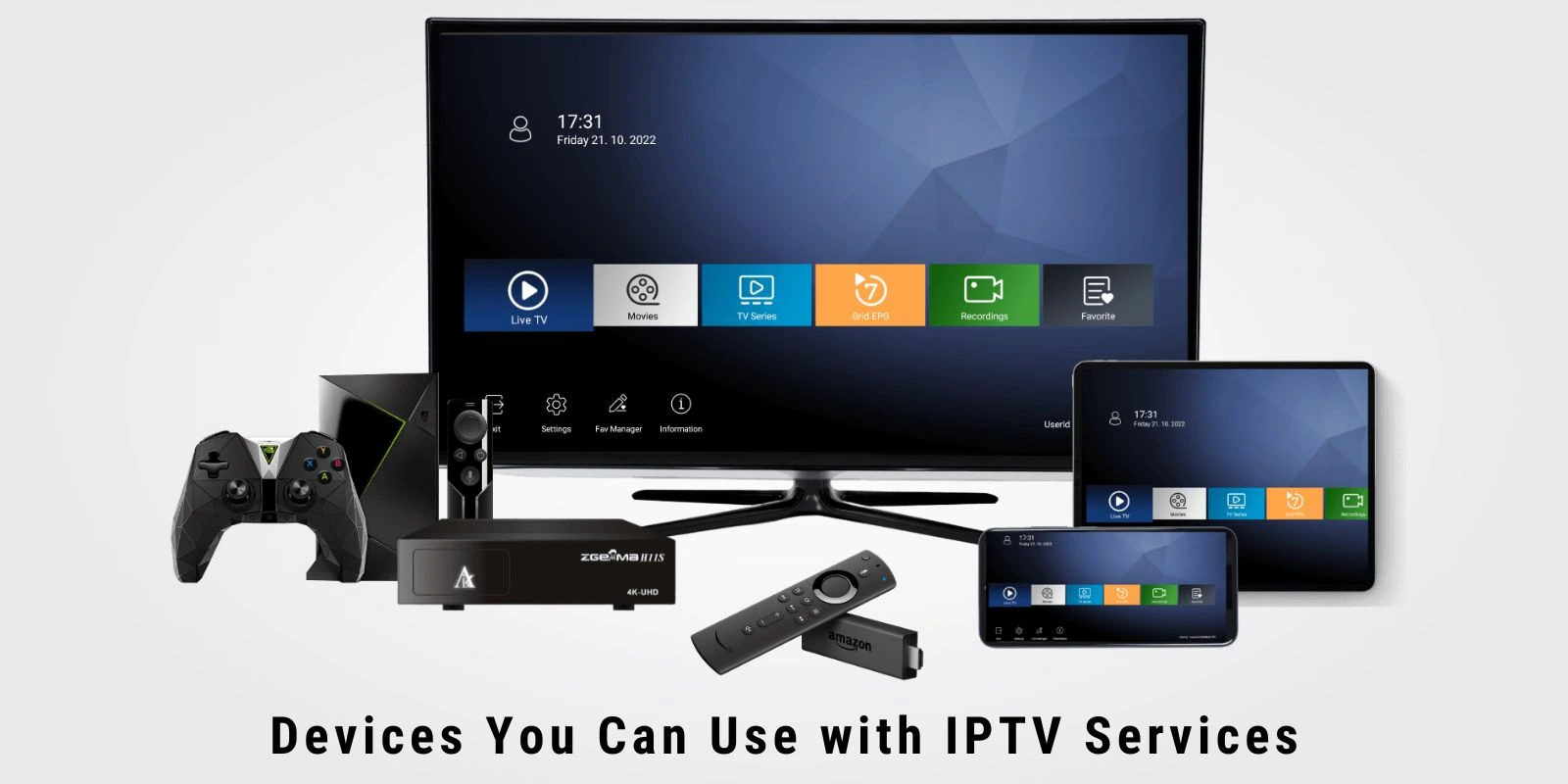 Devices You Can Use with IPTV Services/ best IPTV services provider 